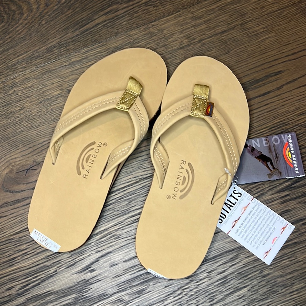 Rainbow Flip Flops